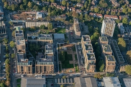 Acton Gardens aerial view